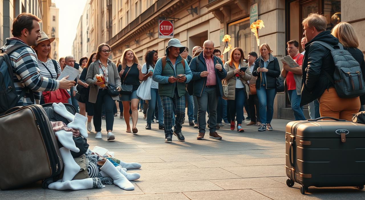 erros de turistas