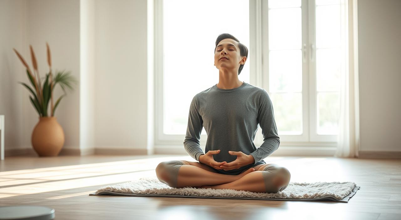 exercícios de respiração para aliviar a mente