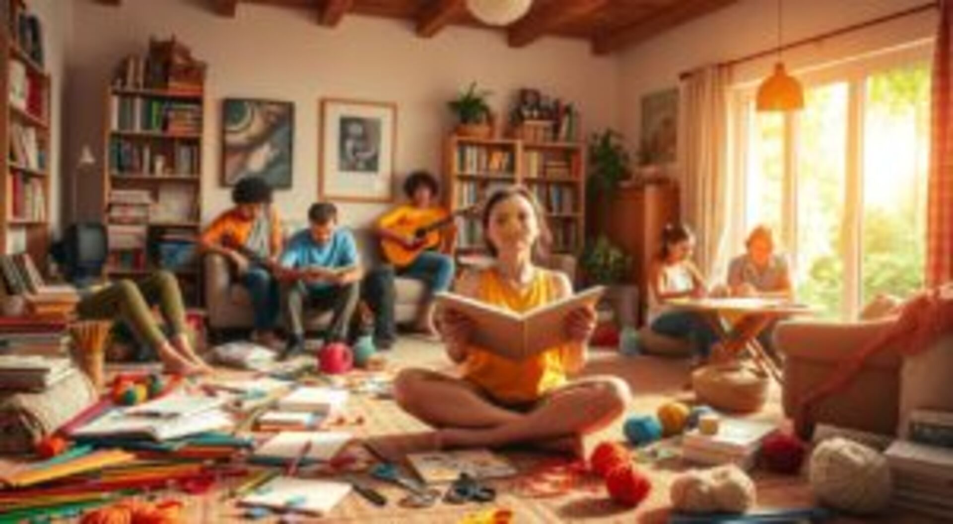 ideias criativas para passar o tempo